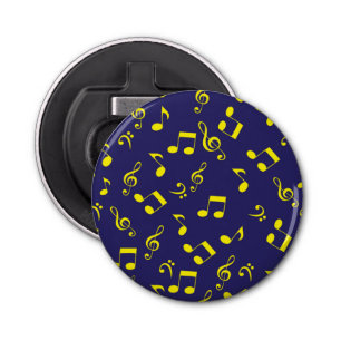 Music pattern bottle opener