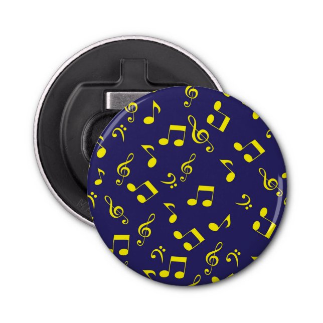 Music pattern bottle opener (Front)