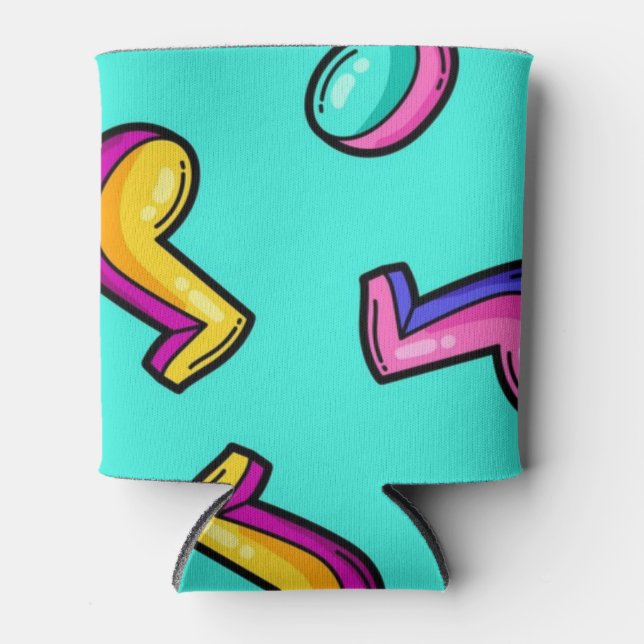 Music pattern can cooler (Front)