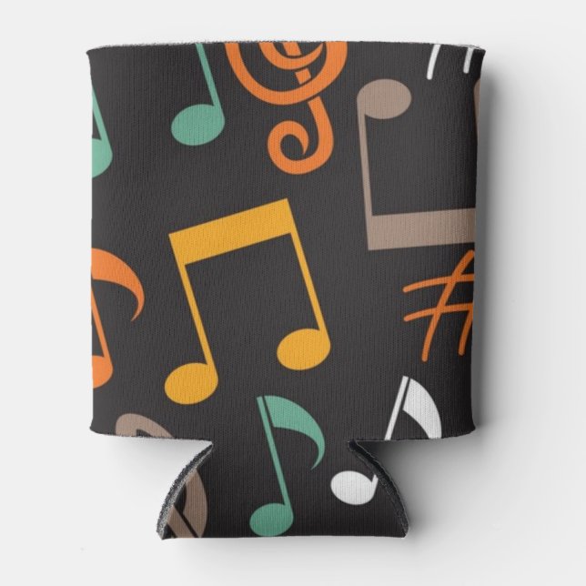 Music pattern can cooler (Front)