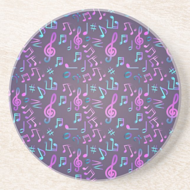 Music pattern coaster (Front)