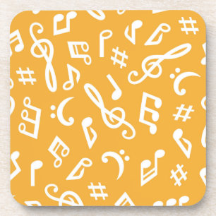 Music pattern coaster
