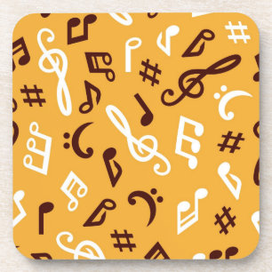 Music pattern coaster