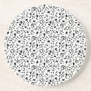 Music pattern coaster