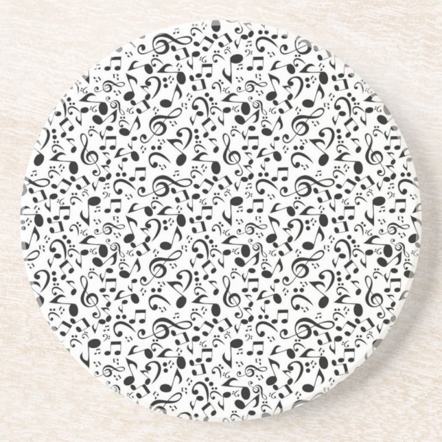 Music pattern coaster (Front)
