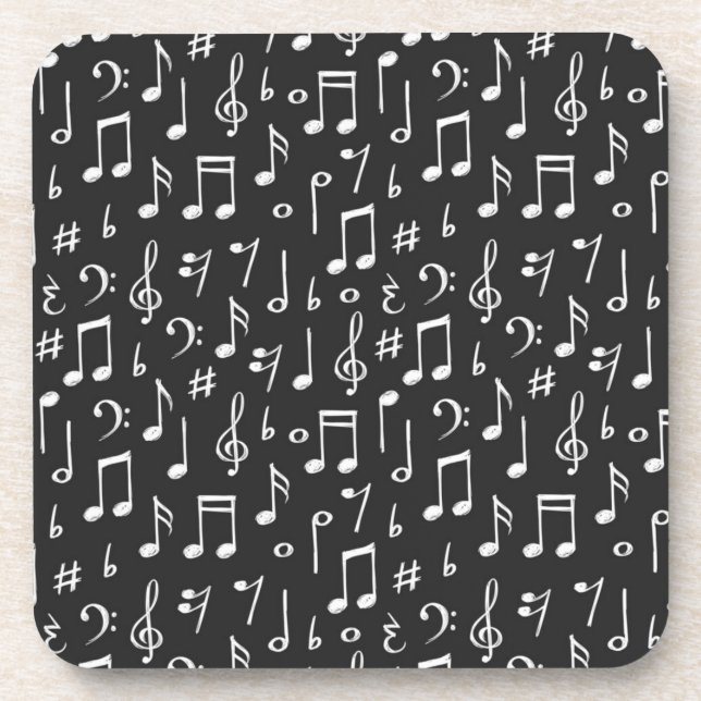 Music pattern coaster (Front)