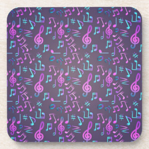 Music pattern coaster