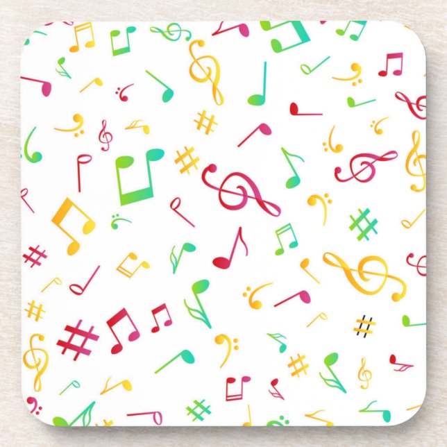 Music pattern coaster (Front)
