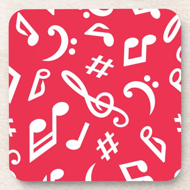 Music pattern coaster (Front)