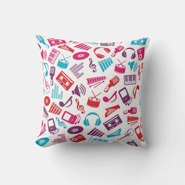 Music pattern cushion (Front)