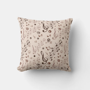 Music pattern cushion