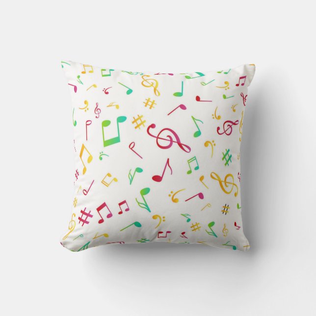 Music pattern cushion (Front)