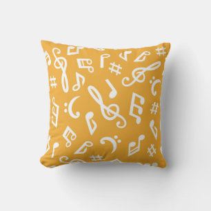 Music pattern cushion