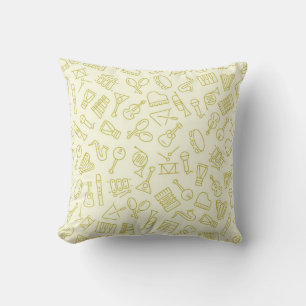 Music pattern cushion