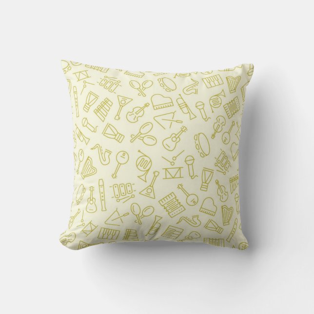 Music pattern cushion (Front)