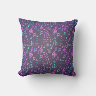 Music pattern cushion