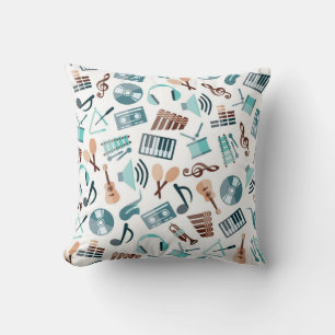 Music pattern cushion