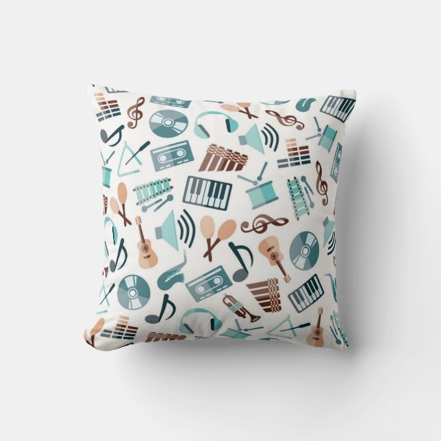 Music pattern cushion (Front)
