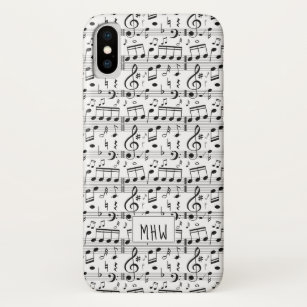 Music Pattern custom monogram phone cases