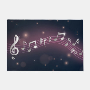 Music pattern doormat