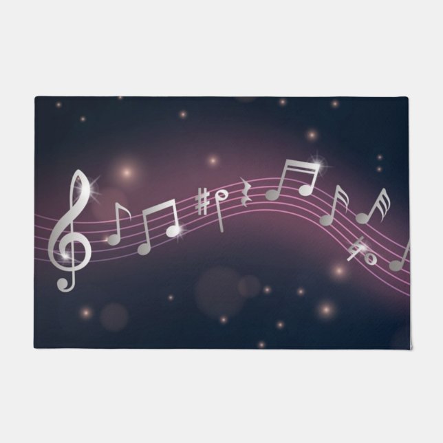 Music pattern doormat (Front)