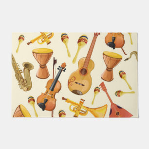 Music pattern doormat