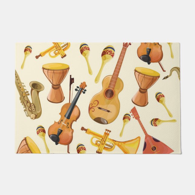 Music pattern doormat (Front)