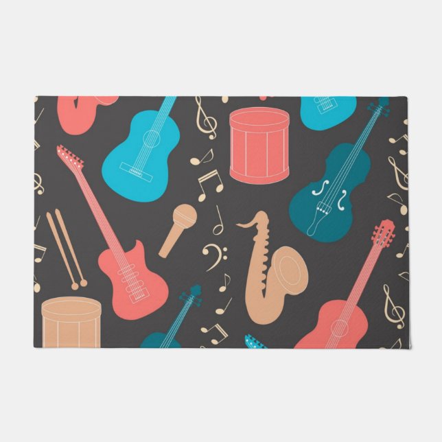 Music pattern doormat (Front)