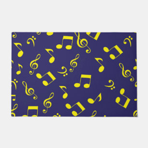 Music pattern doormat