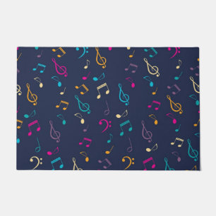 Music pattern doormat