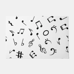Music pattern doormat