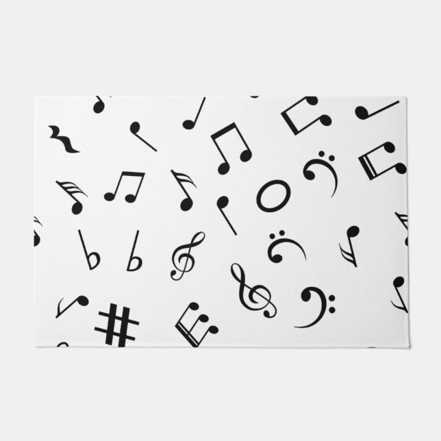 Music pattern doormat (Front)