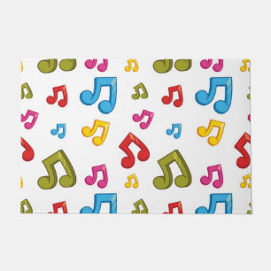 Music pattern doormat