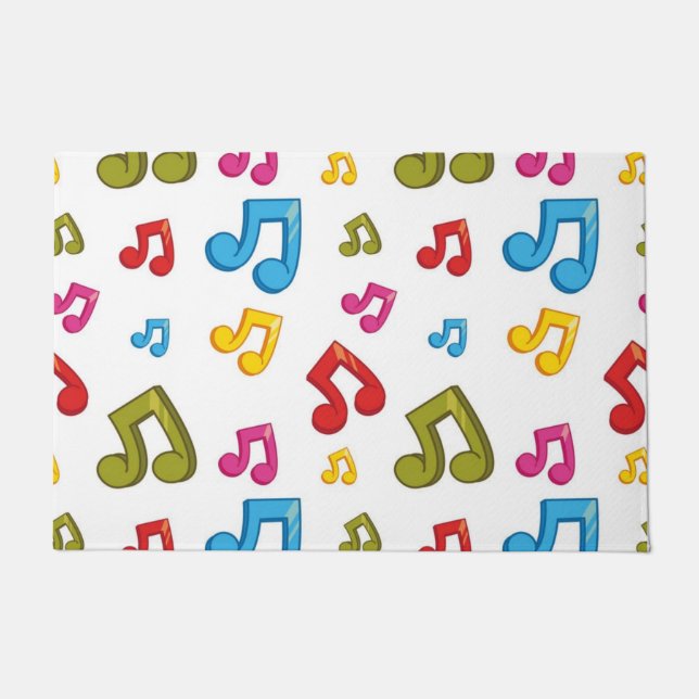 Music pattern doormat (Front)