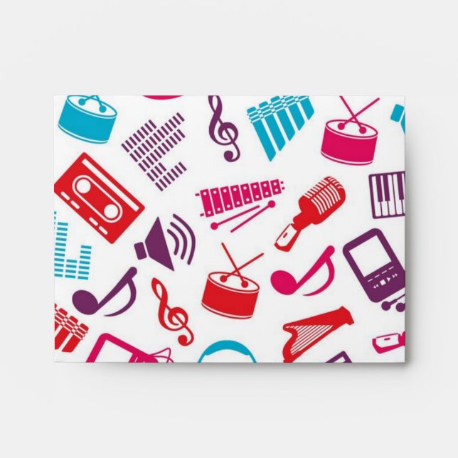 Music pattern envelope (Front)
