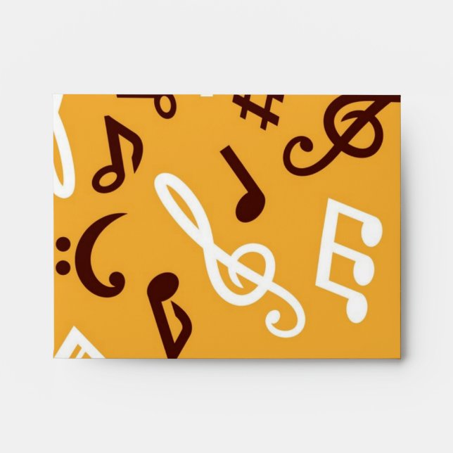 Music pattern envelope (Front)