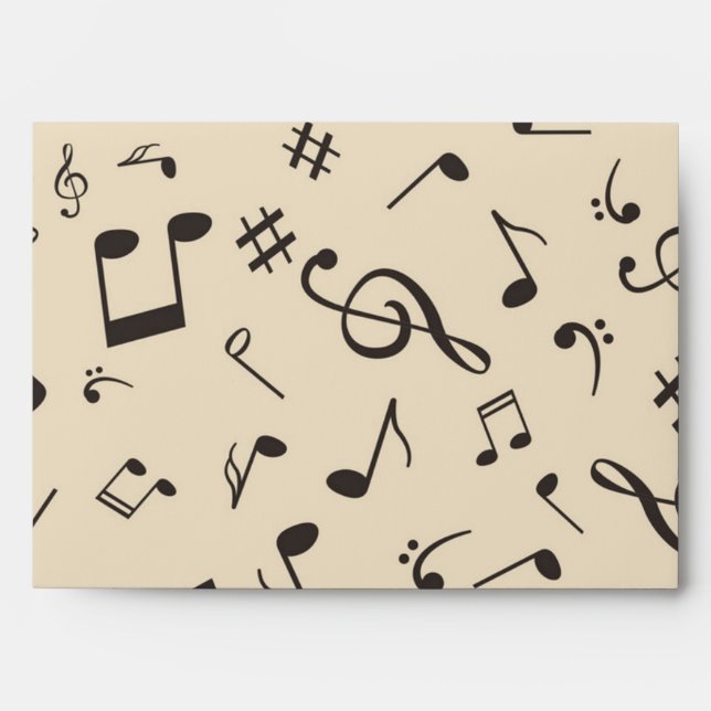 Music pattern envelope (Front)