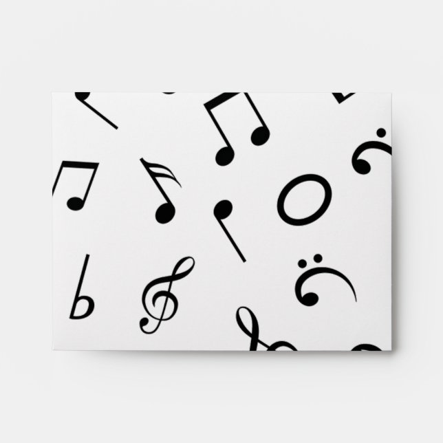 Music pattern envelope (Front)