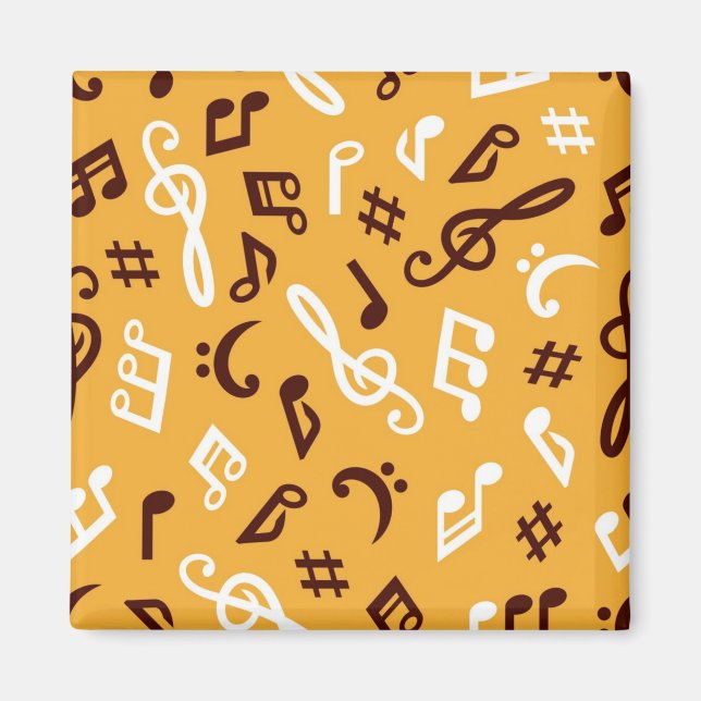 Music pattern magnet (Front)