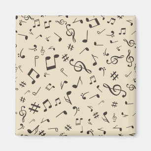 Music pattern magnet
