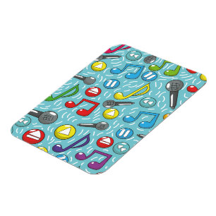 Music pattern magnet