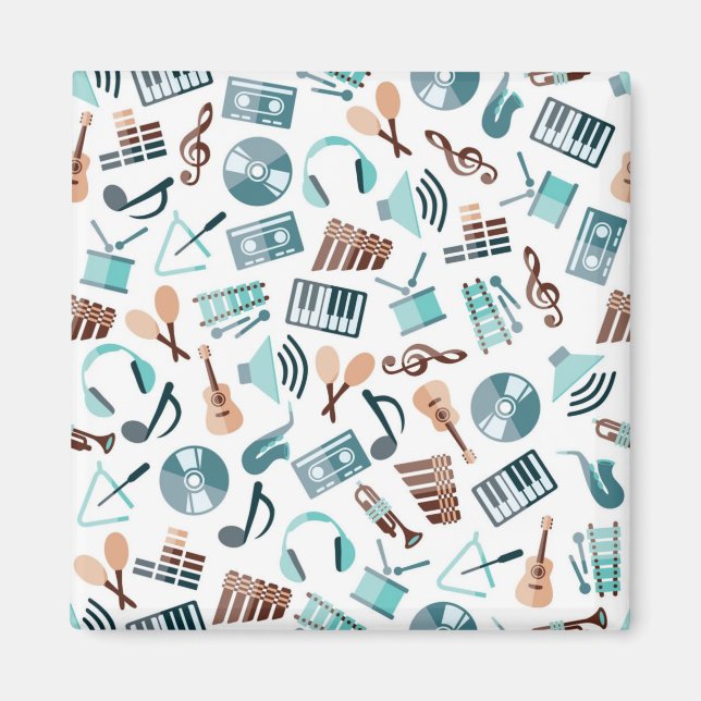 Music pattern magnet (Front)