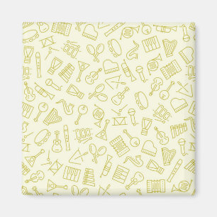 Music pattern magnet