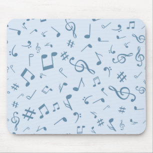 Music pattern mouse pad