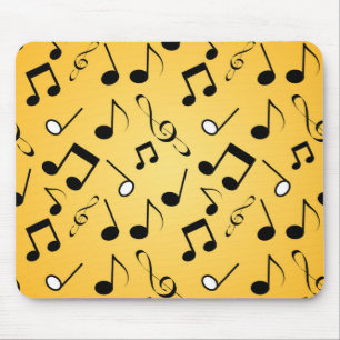 Music pattern mouse pad