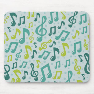 Music pattern mouse pad