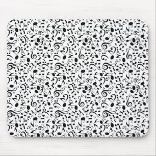 Music pattern mouse pad