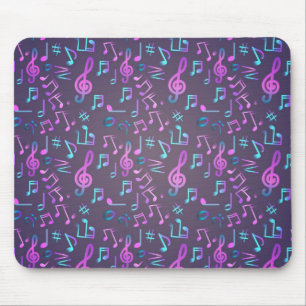 Music pattern mouse pad