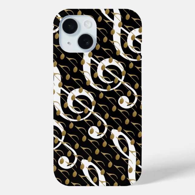 Music pattern musical notes Case-Mate iPhone case (Back)