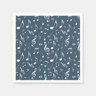 Music pattern napkin